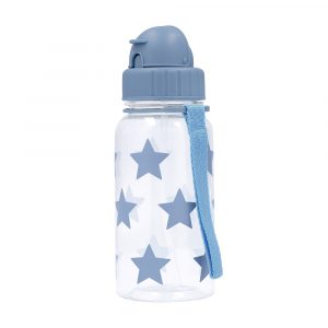 botella estrellas azul