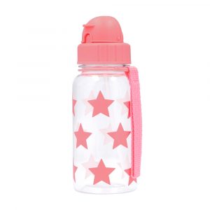 botella estrellas rosa